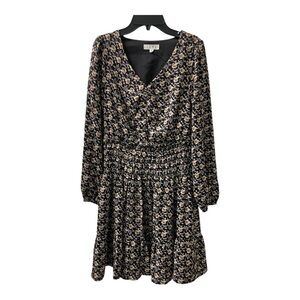 THML Black Floral Boho Dress